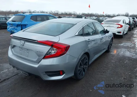 2020 Honda Civic Sport z USA, uszkodzony, nr VIN 2HGFC2F85LH535594